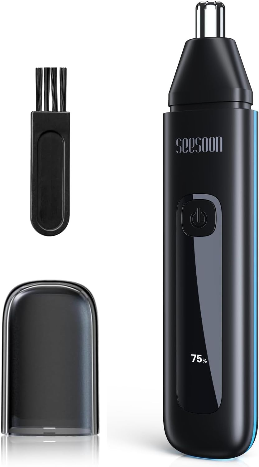 Nose Hair Trimmer for Men Professional Painless Ear & Facial Hair Trimmer