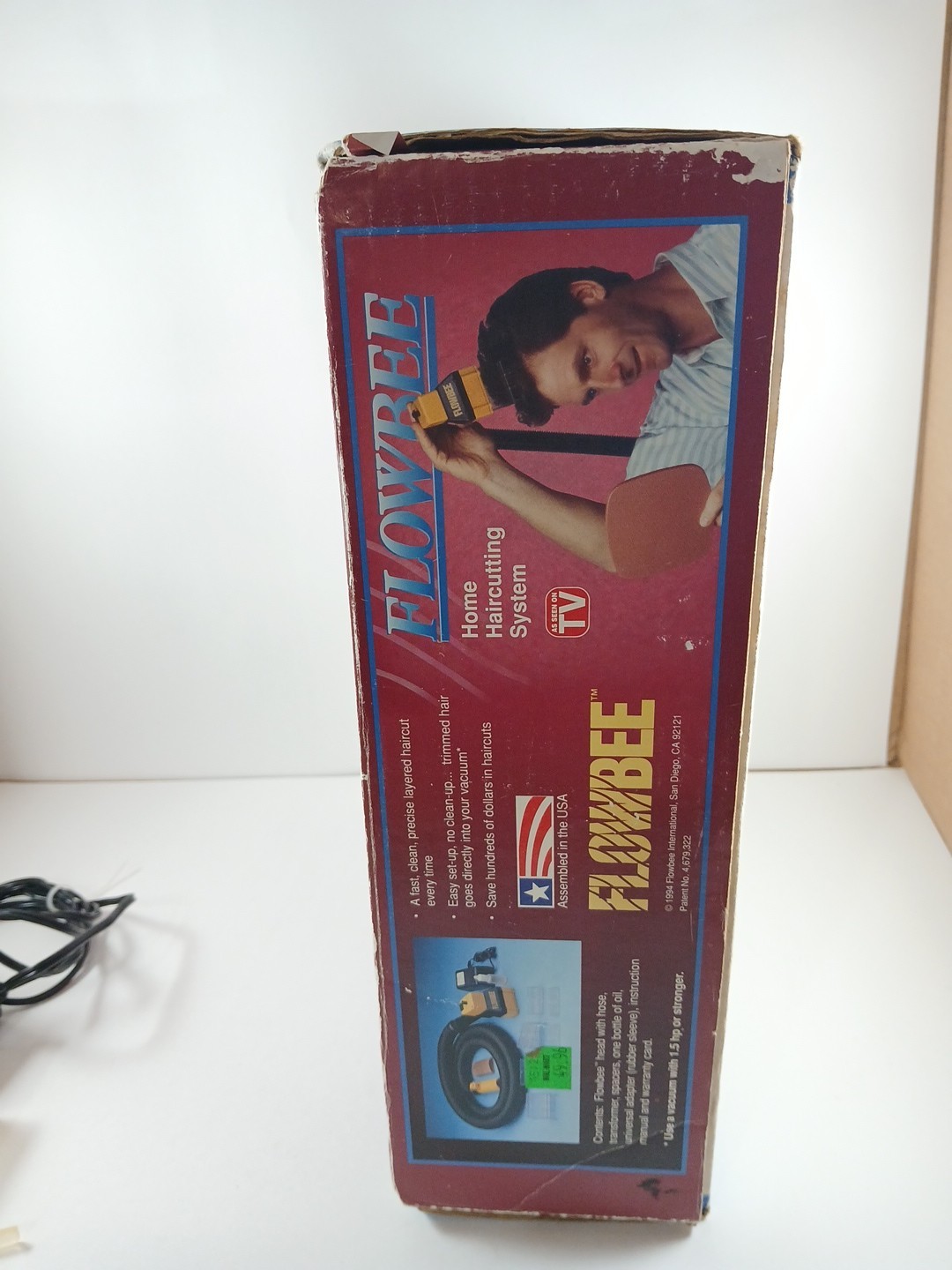 Flowbee Home Haircutting System W/ Box, VHS, And Accessories Tested