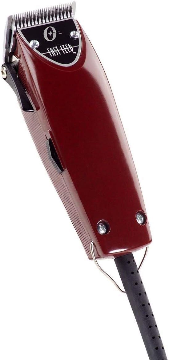 Oster Fast Feed Hair Clipper with Adjustable Pivot Motor, Fade and Trim, Red