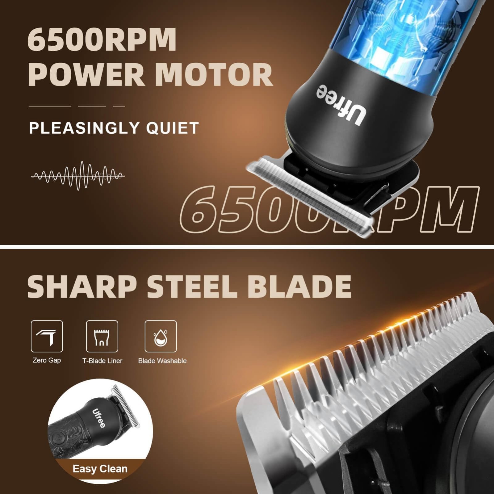 7-in-1 Beard Trimmer Grooming Kit for Men, Electric Razor with LED Display, Adju