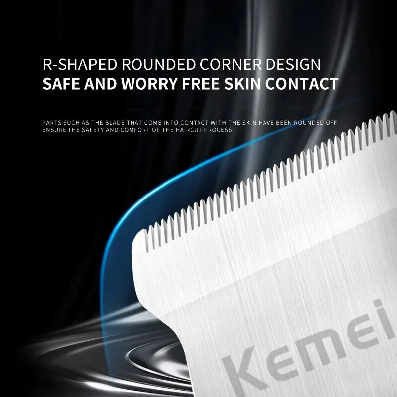 ✅ Mens Hair Trimmer 0mm Zero Gap Cordless Electric Detailer Barber Kemei 2293