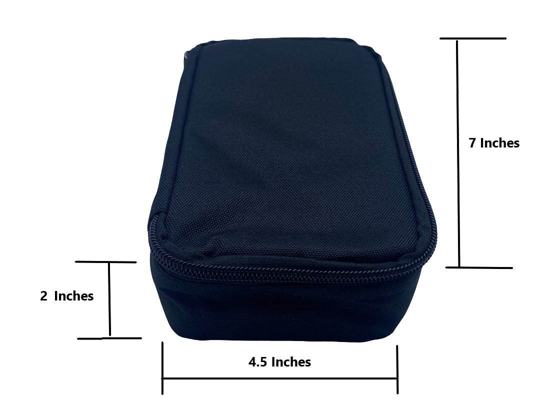 Philips Norelco Beard Trimmer Clipper Soft Zipper Travel Storage Case Organizer