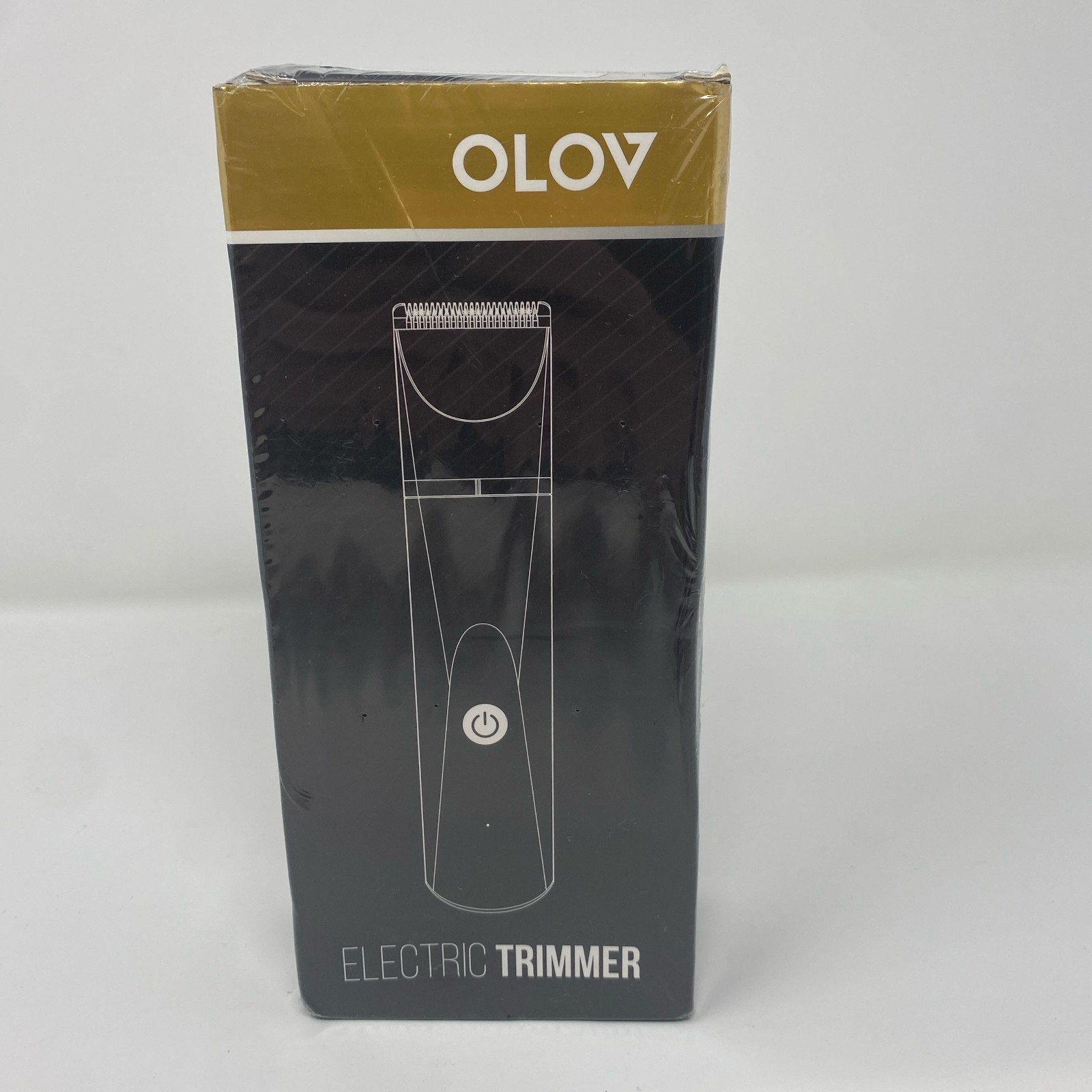 OLOV YP-7032 Electric Body & Groin Trimmer, Black/Gold, Waterproof