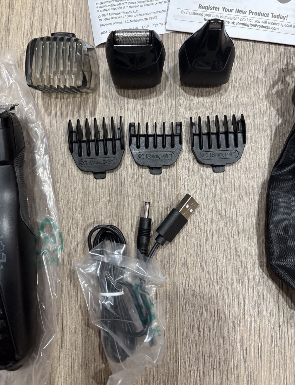 Remington 10 Piece All-In-One Groomer Beard Trimmer Kit USB Open Box
