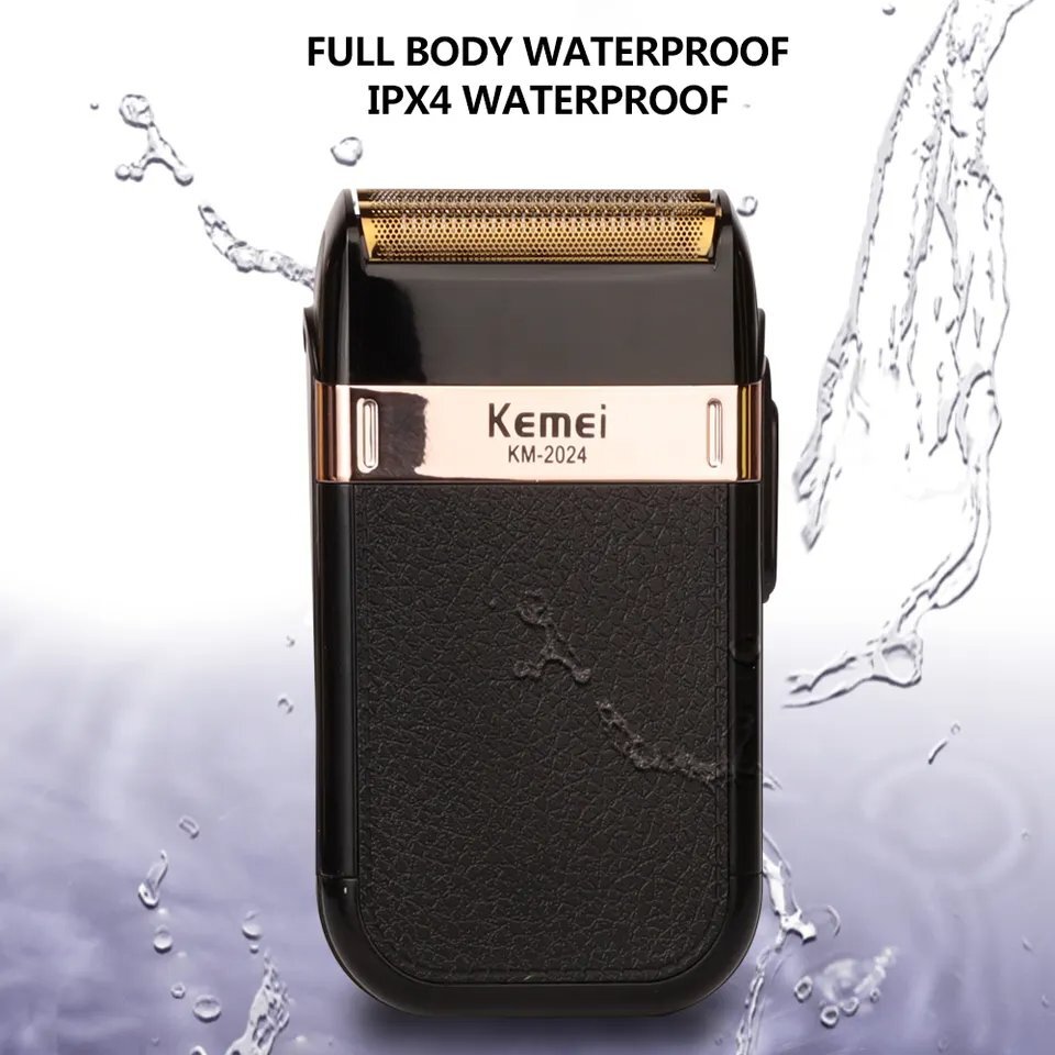 Rechargeable Kemei KM-2024 Men Electric Shaver Trimmer Portable Shaver Razor