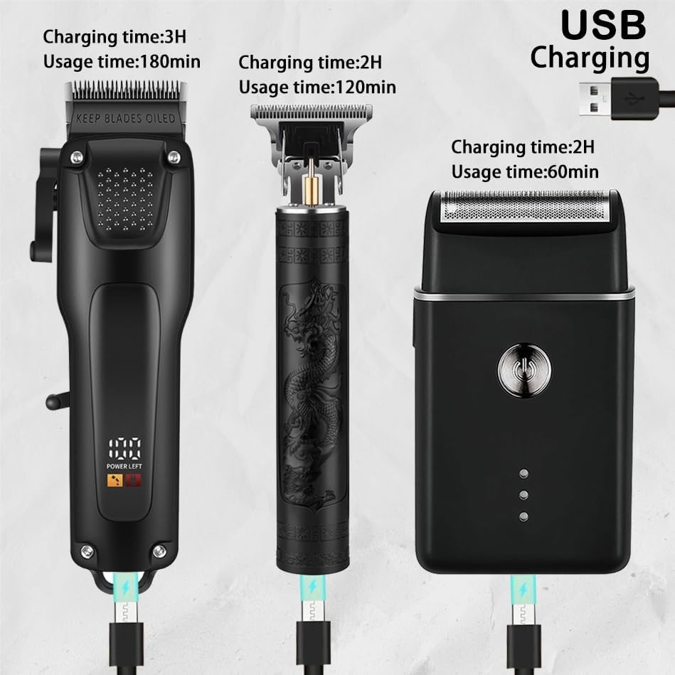 PRO Máquinas Profesionales Para Cortar Cabello Maquina Cortadora De Pelo Set MEN