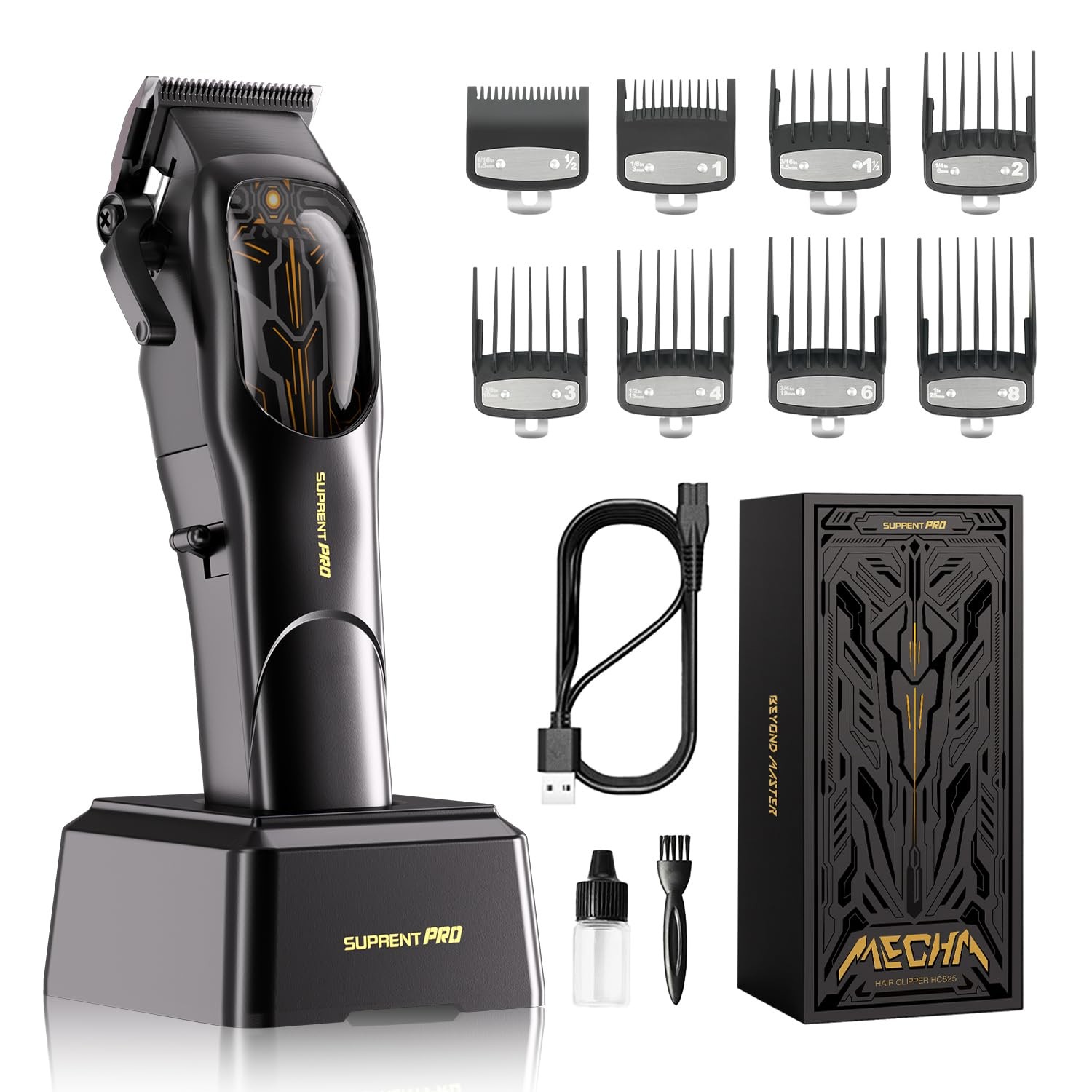 Professional Hair Clippers for Men- High Torque Brushless Motor with…
