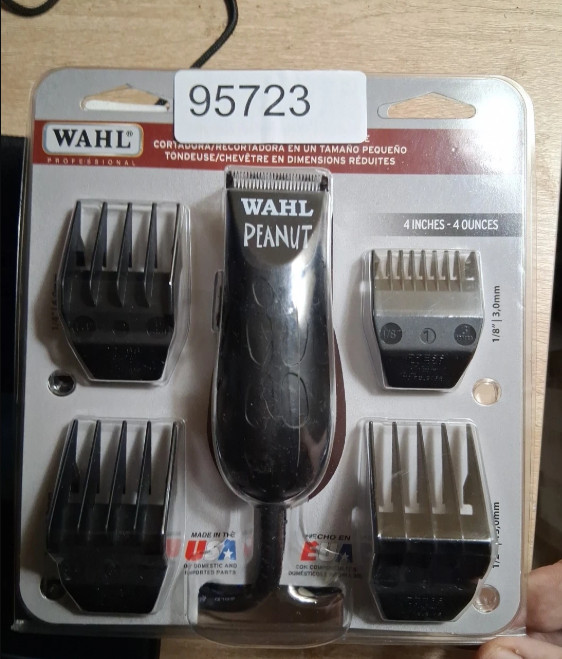 WAHL Professional Peanut – Model 8655 Black Kit Trimmer Clipper #20199