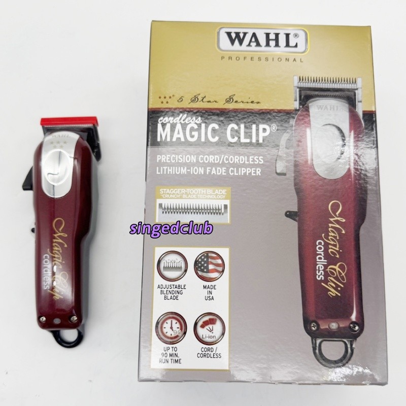 Wahl 8148 Professional 5-Star Series Cordless Magic Clip Cord / Clipper NEW