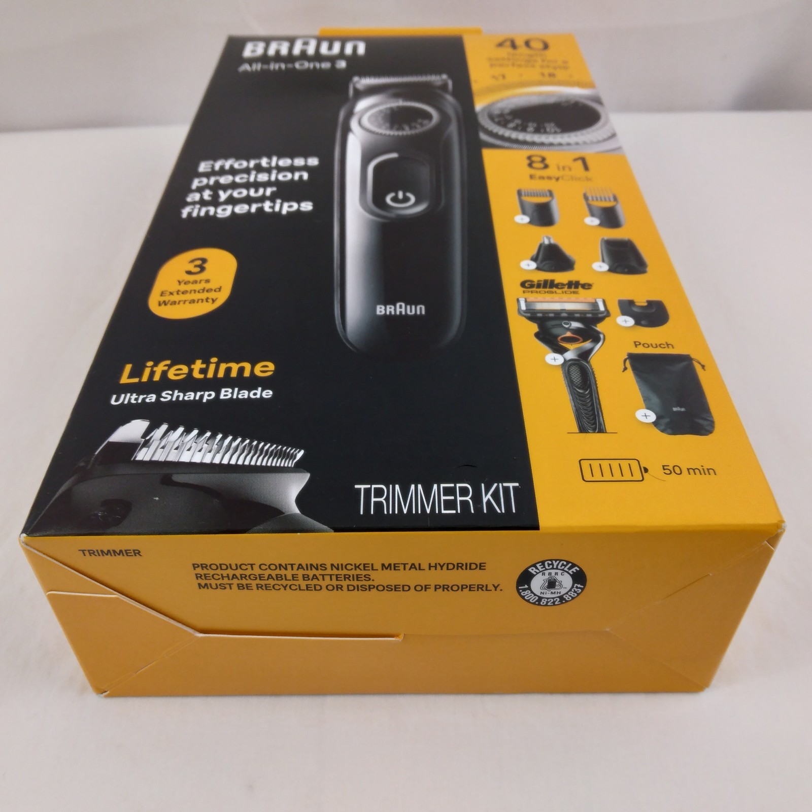 Braun Series 3 All-in-One 8-in-1 Electric Beard Trimmer Kit & Razor New