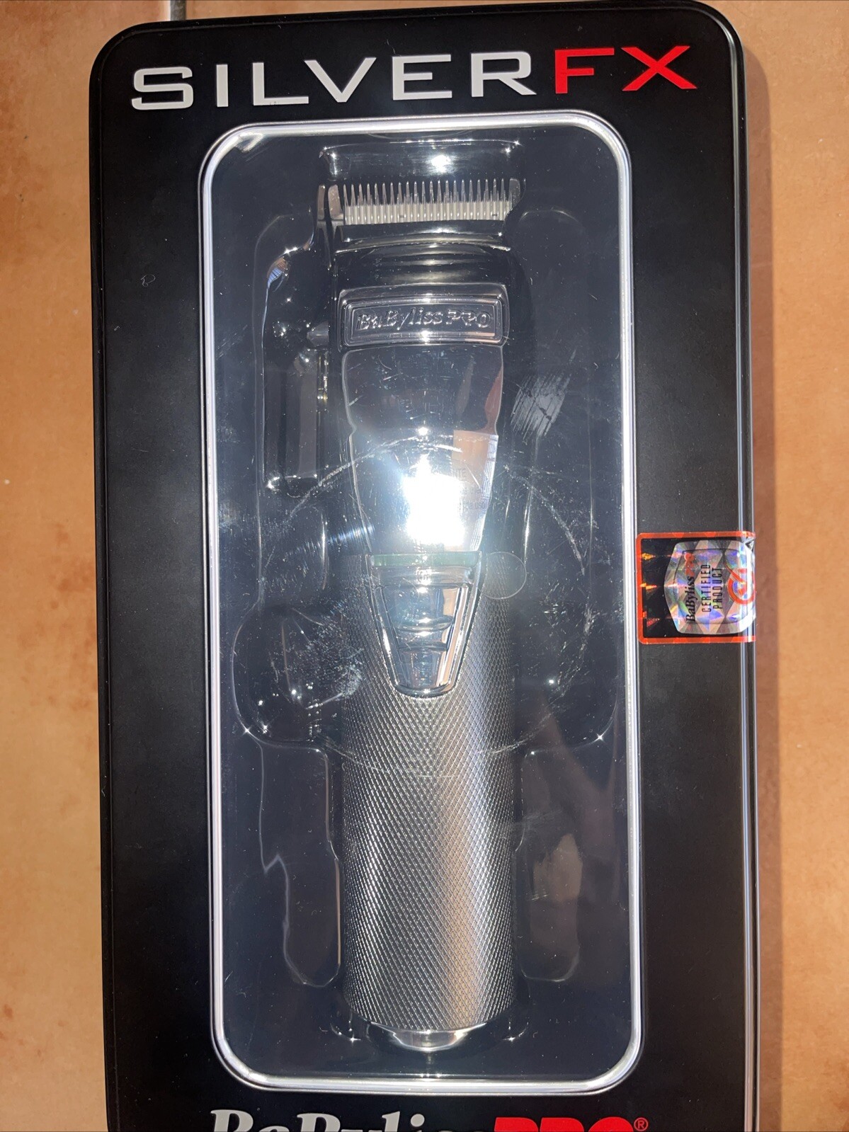 BaBylissPRO SILVERFX FX870S Metal Lithium Cordless Hair Clipper NEW