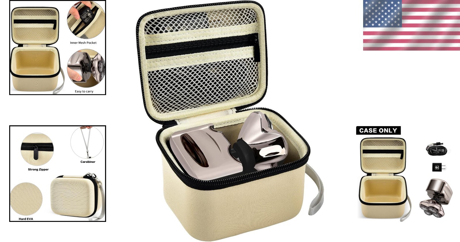 Hard Case for Skull Shaver – Compact & Shock-Resistant Travel Solution