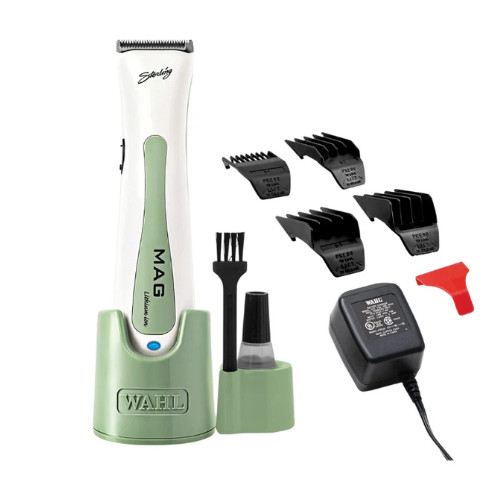 WHITE/GREEN – WAHL STERLING BASIL MAG LI CORDLESS TRIMMER