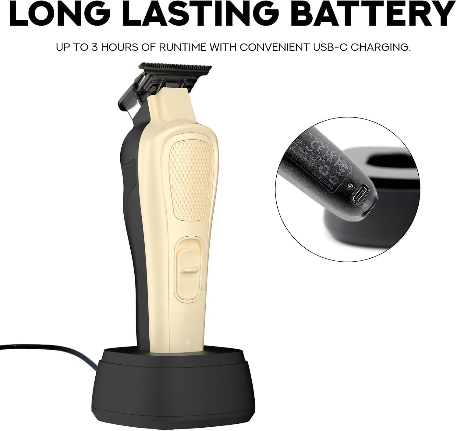 Supreme Trimmer Darkstar82 Metal Barber Trimmer w. Magnetic Vector Motor | ST800