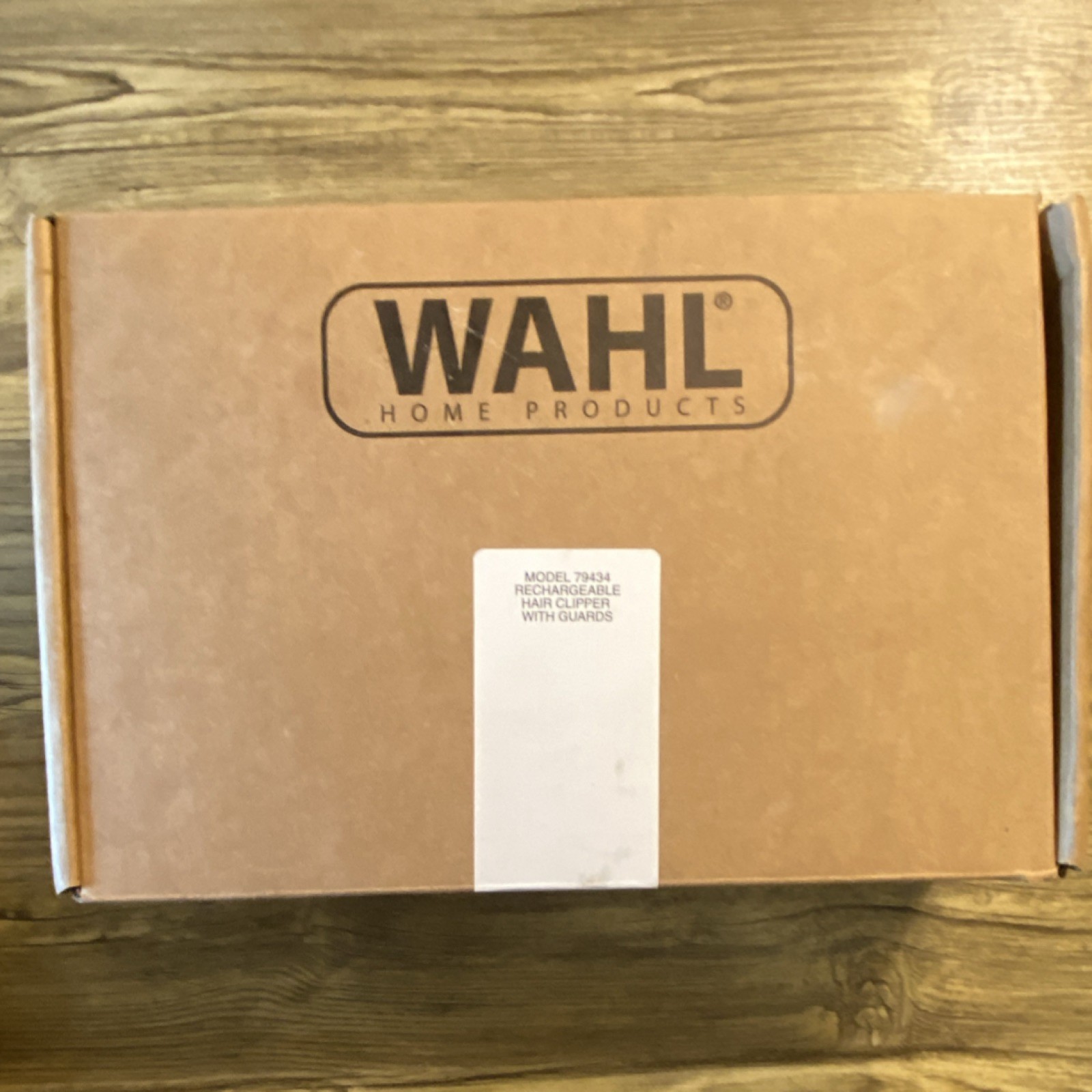 Wahl 79434 Rechargeable Cordless Clipper Kit Silver Black Hair Guards