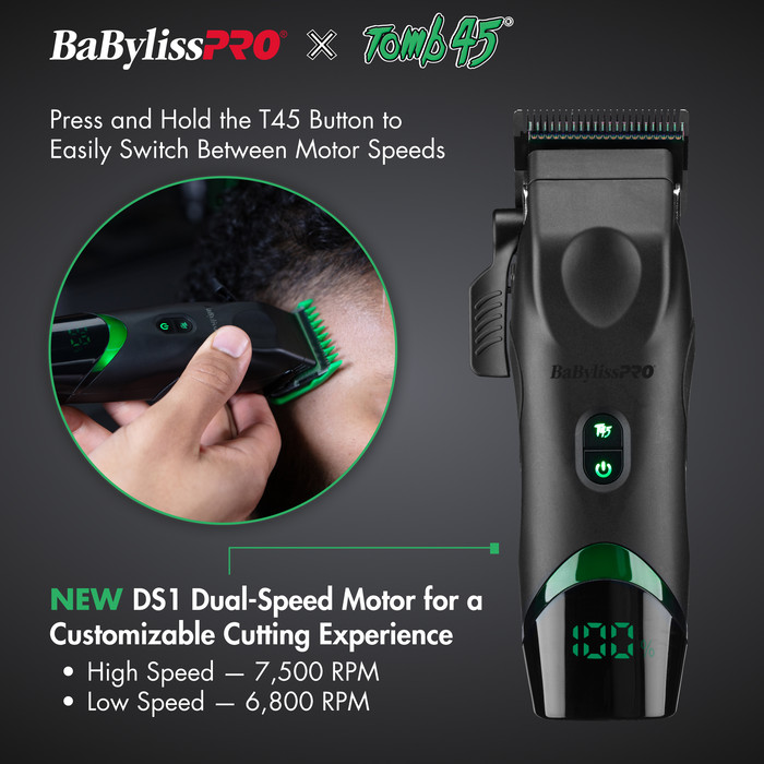 BaBylissPro Tomb45 Wireless-Charging Hair Clipper – BRAND NEW | FXT45C + Pad