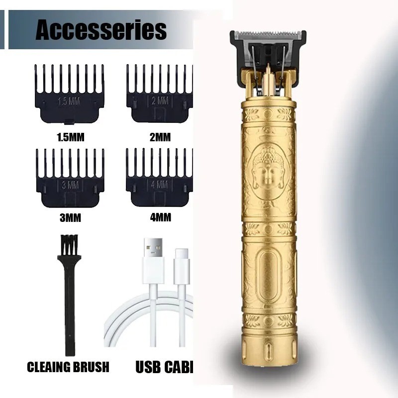 Professional Hair Clippers Trimmer Cutting Beard Cordless Barber Shaving Machine