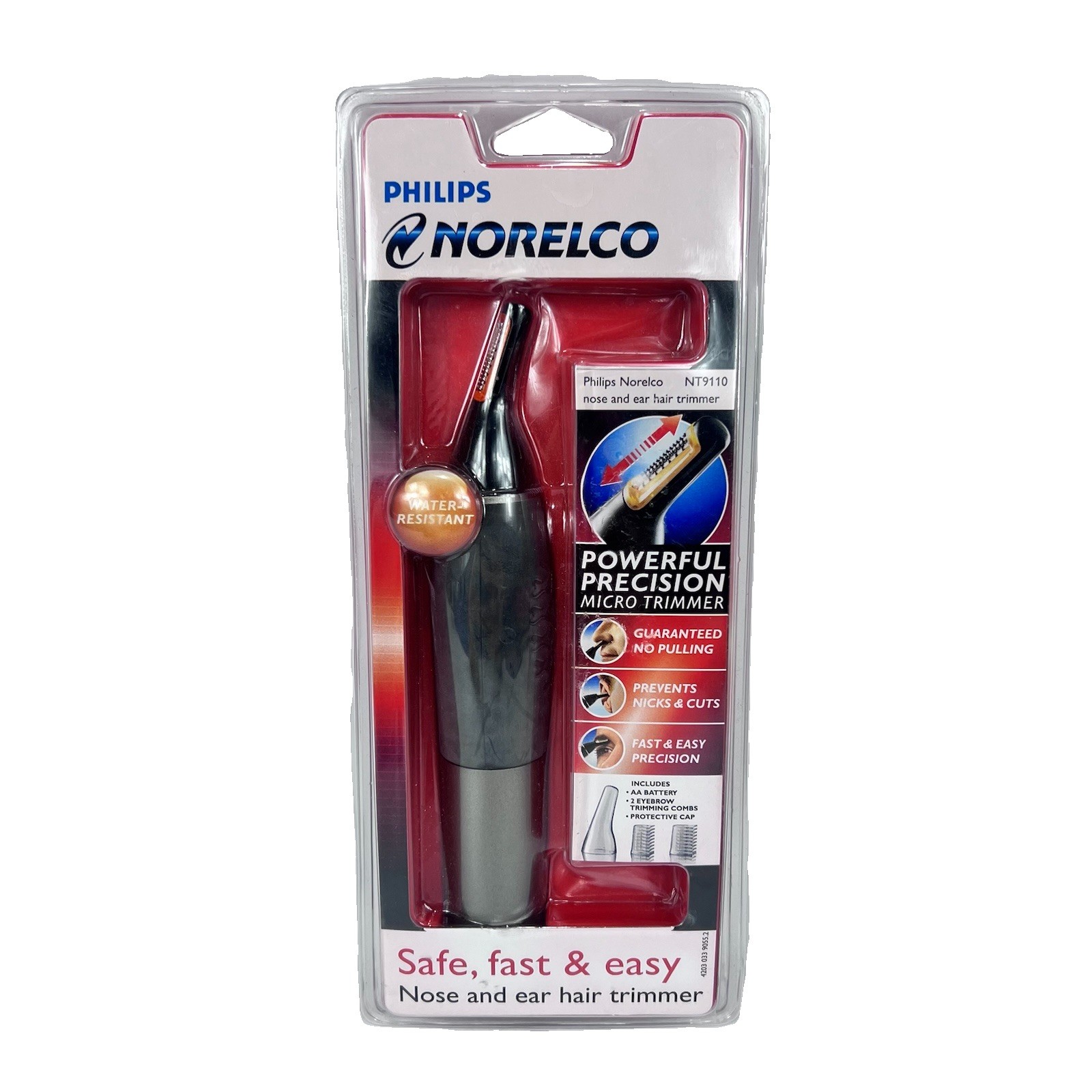 Philips Norelco NT9110 Powerful Precision Micro Trimmer Nose Ear Hair New Sealed