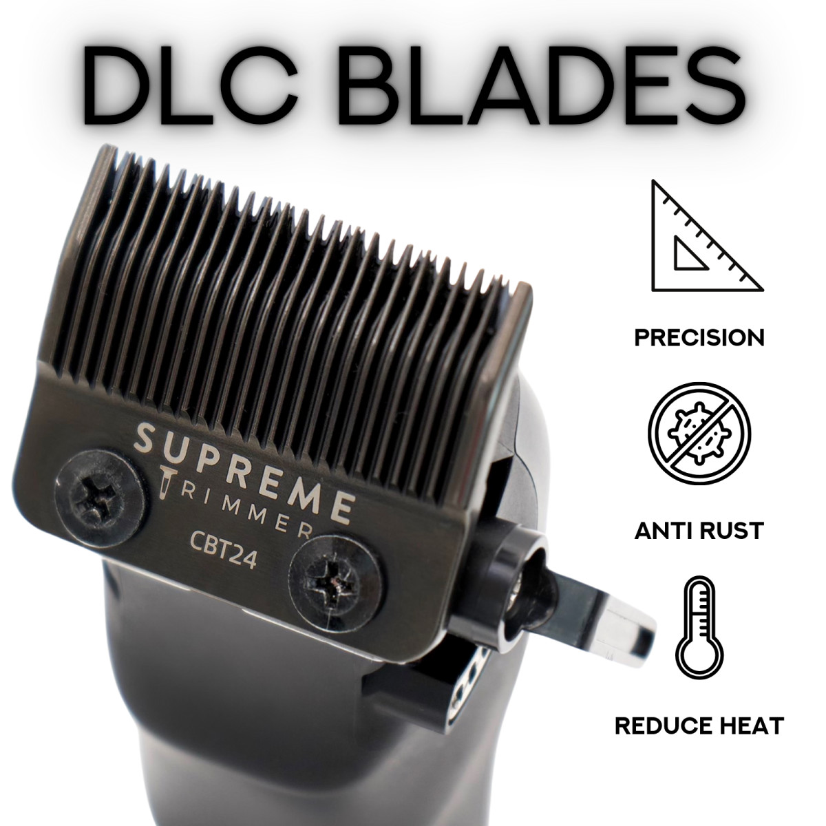 Supreme Trimmer DARKSTAR72 Hair Clipper w/ Vector Motor | STC72 – Recertified