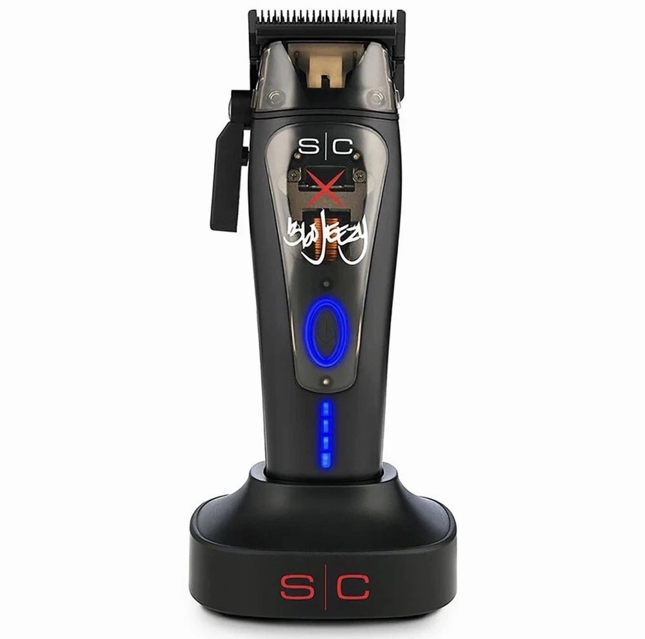 StyleCraft 360 Jeezy Clipper Cordless Charging Stand Black SC Metal – Brand NEW