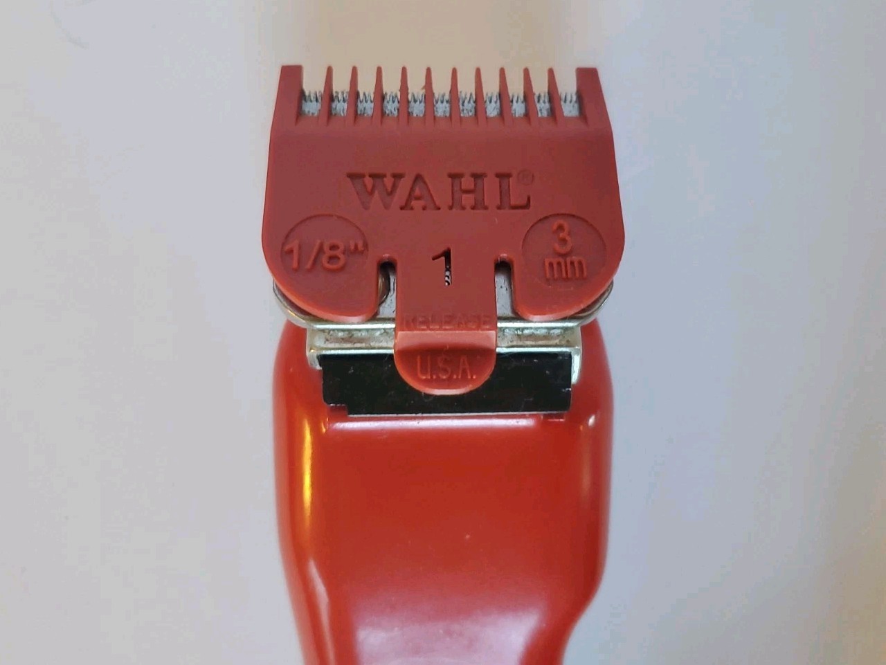 Wahl Professional 5 Star Balding Clipper Red Black 8110 And 8 Pack Cutting Guide
