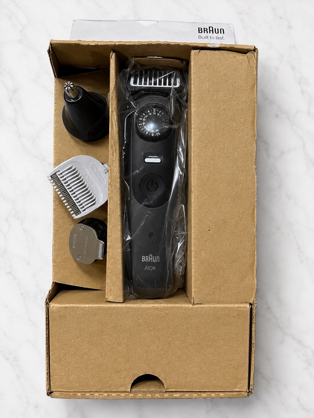 Braun Series 9 All-in-One Trimmer Kit AI09 | New/Open Box | Multiple Attachments
