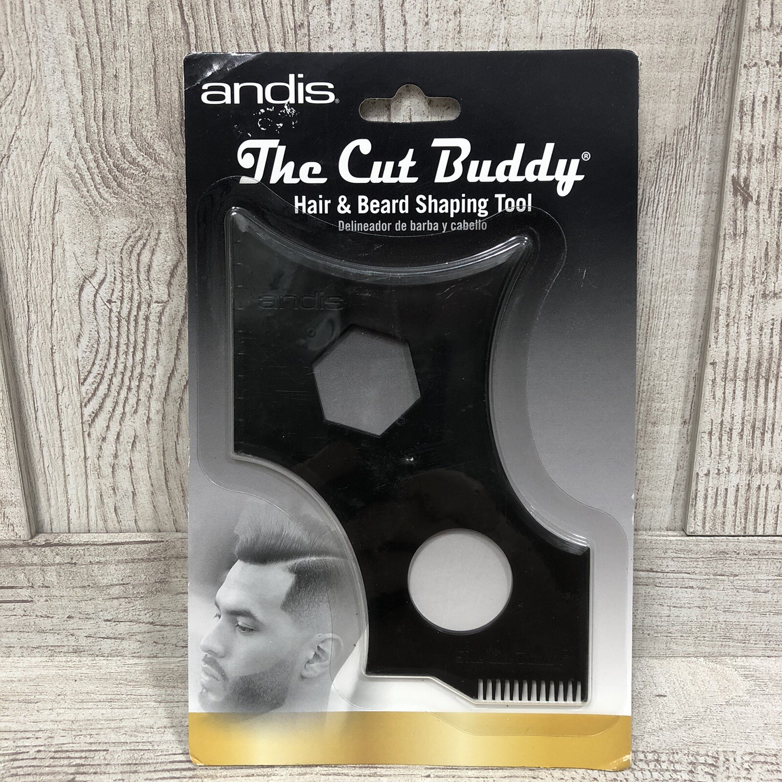 Lot Of 2) Andis #89005 The Cut Buddy Hair Beard Shaping Tool Beards & Hairlines