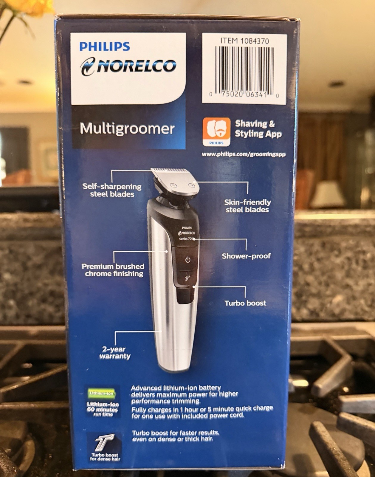 Philips Norelco Series 7000 Trimmer 10+ Tools Shower-Proof Turbo Li-Ion