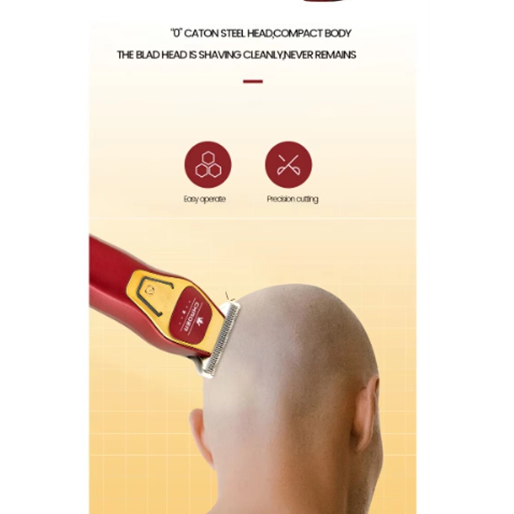 Hair Clipper for Barber Salon Men Shaver Electric Beard Trimmer 0 MM Cordless