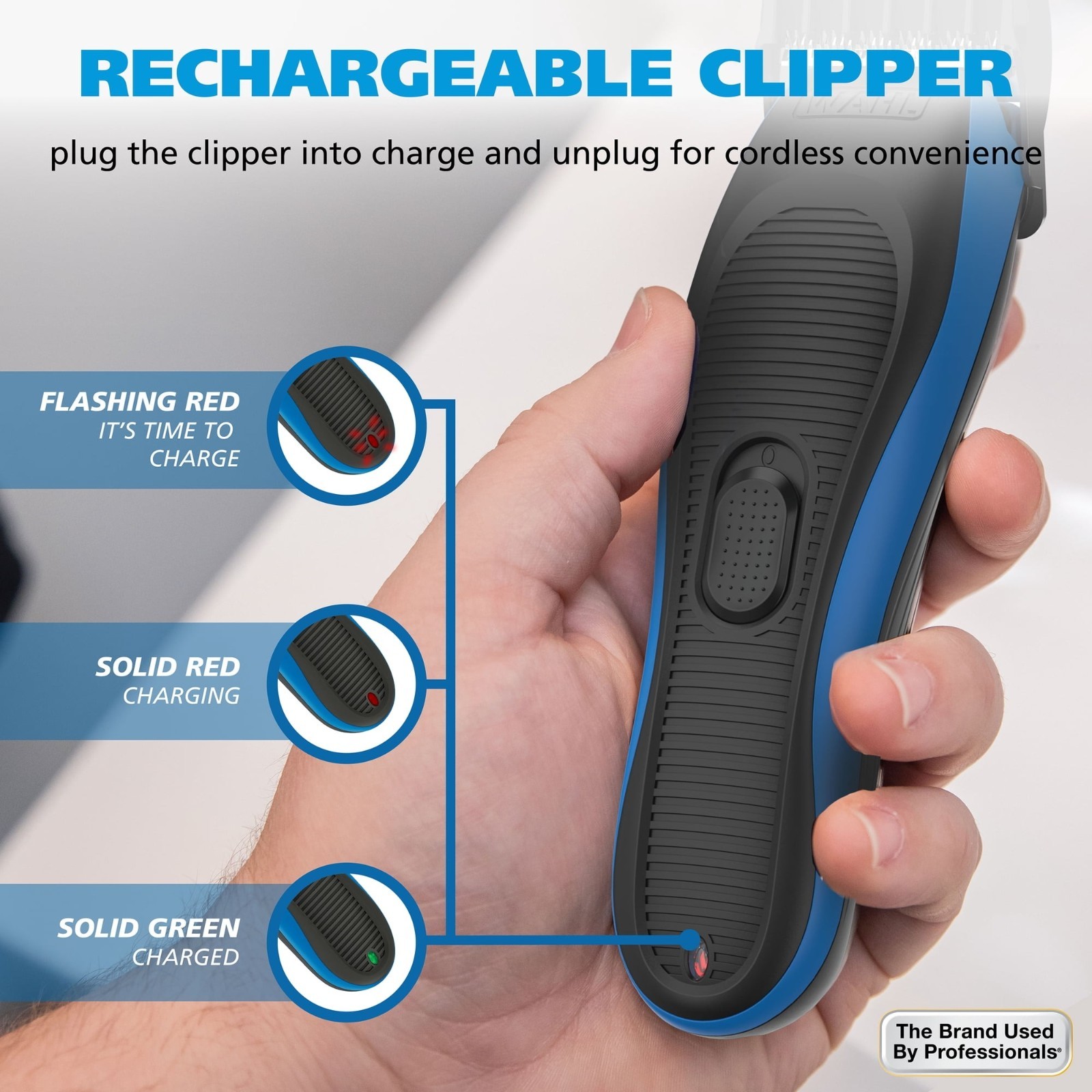 Wahl Close Cut Pro Cordless Hair Clipper Rechargeable 3028787 FREESHIP