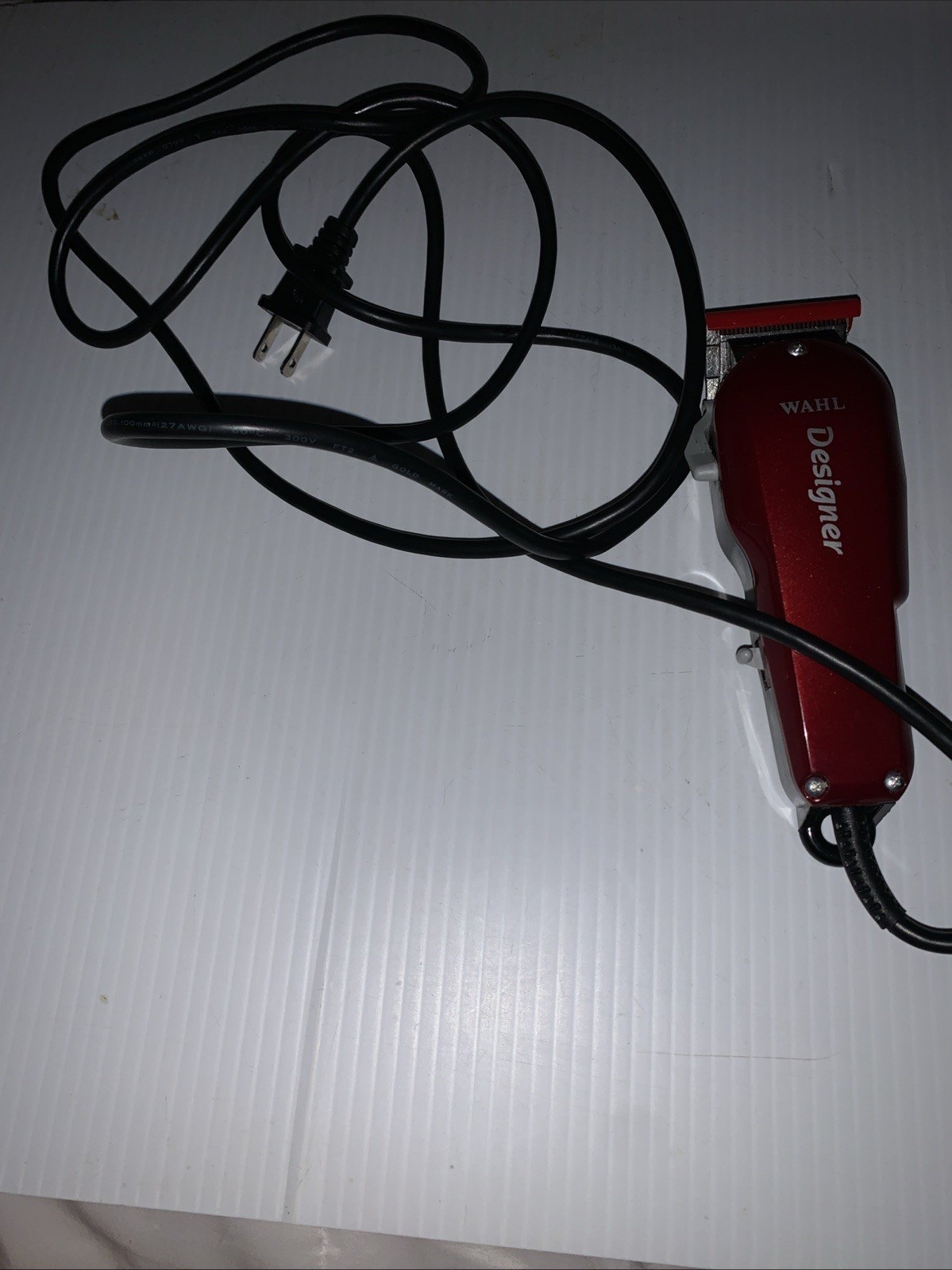 Wahl Designer Model ST Clippers With Attachments Black Hard Case.