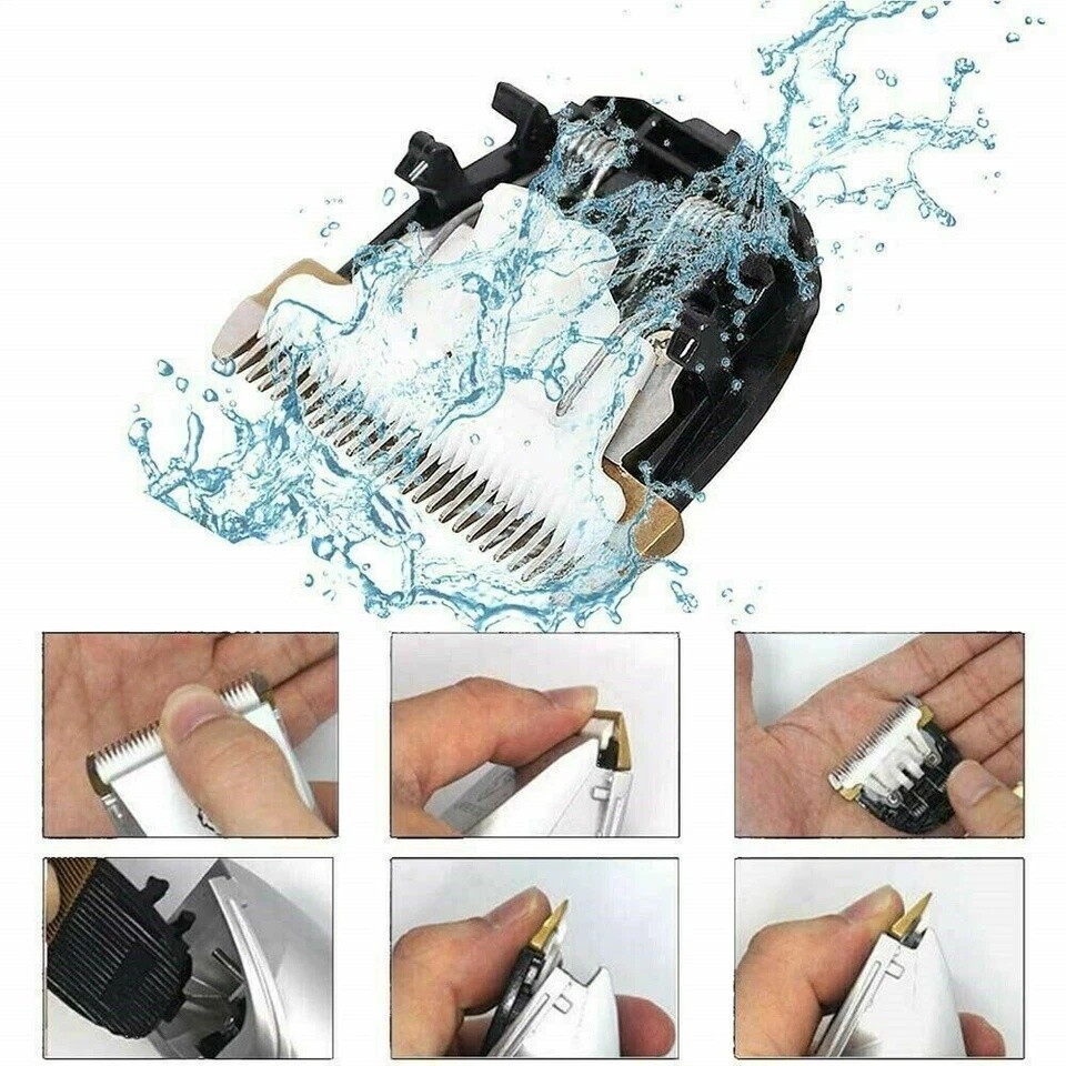 Mens Professional Hair Clippers Trimmer Barber Hair Cutting Kit Machine Cordless