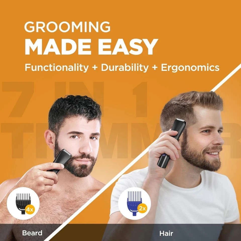 Havells BT6661 Beard & Hair 7 in 1 Trimmer |2-in-1 Special Blade Type C Charge