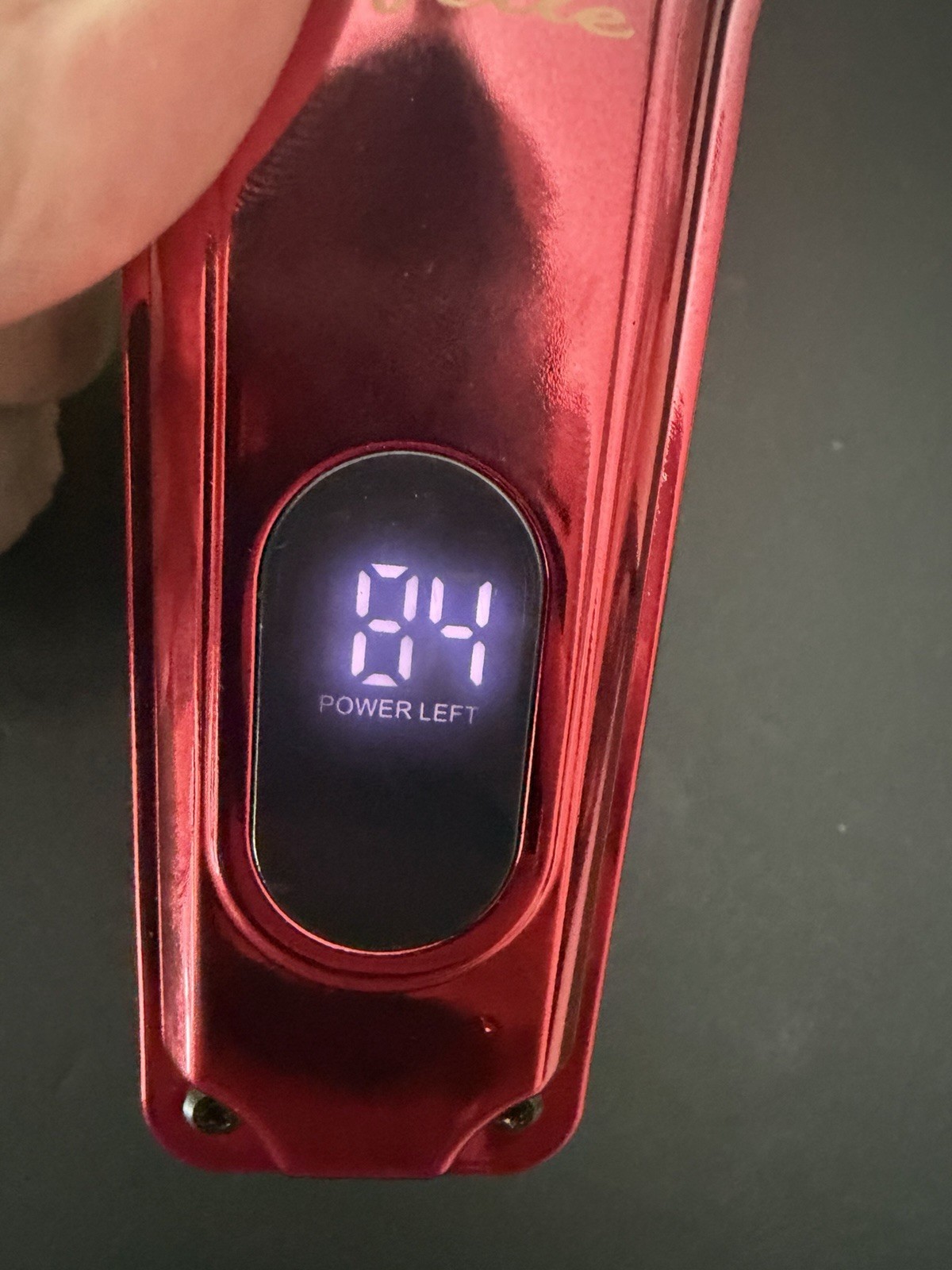 Difen Professional Hair Clipper DF-826 – LED Display – Red