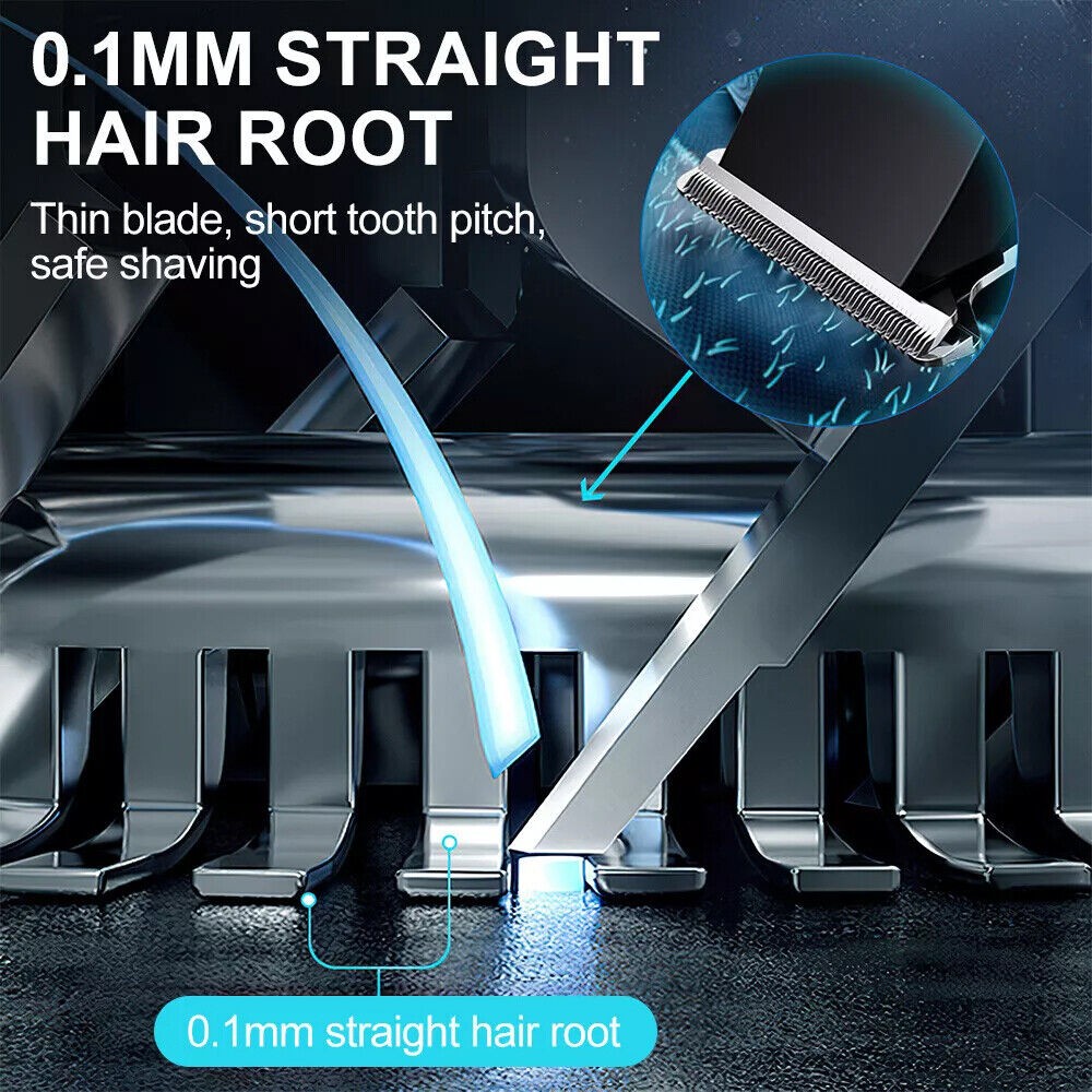 Men Electric Beard Trimmer Hair Clippers Cutting Mustache Barber Shaving Machine