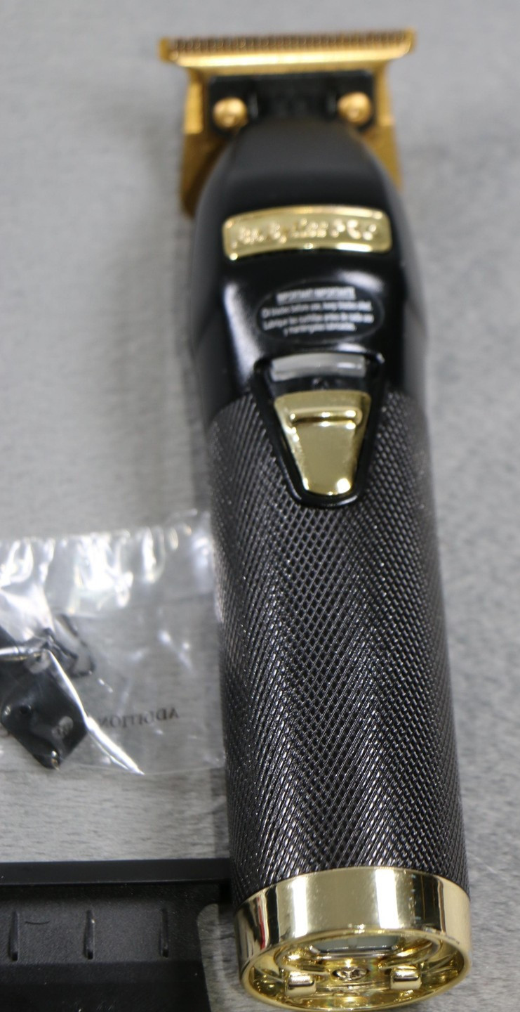 BaByliss PRO BlackFX FX787BN Cordless Trimmer Exposed T-Blade Gold Blades Kit