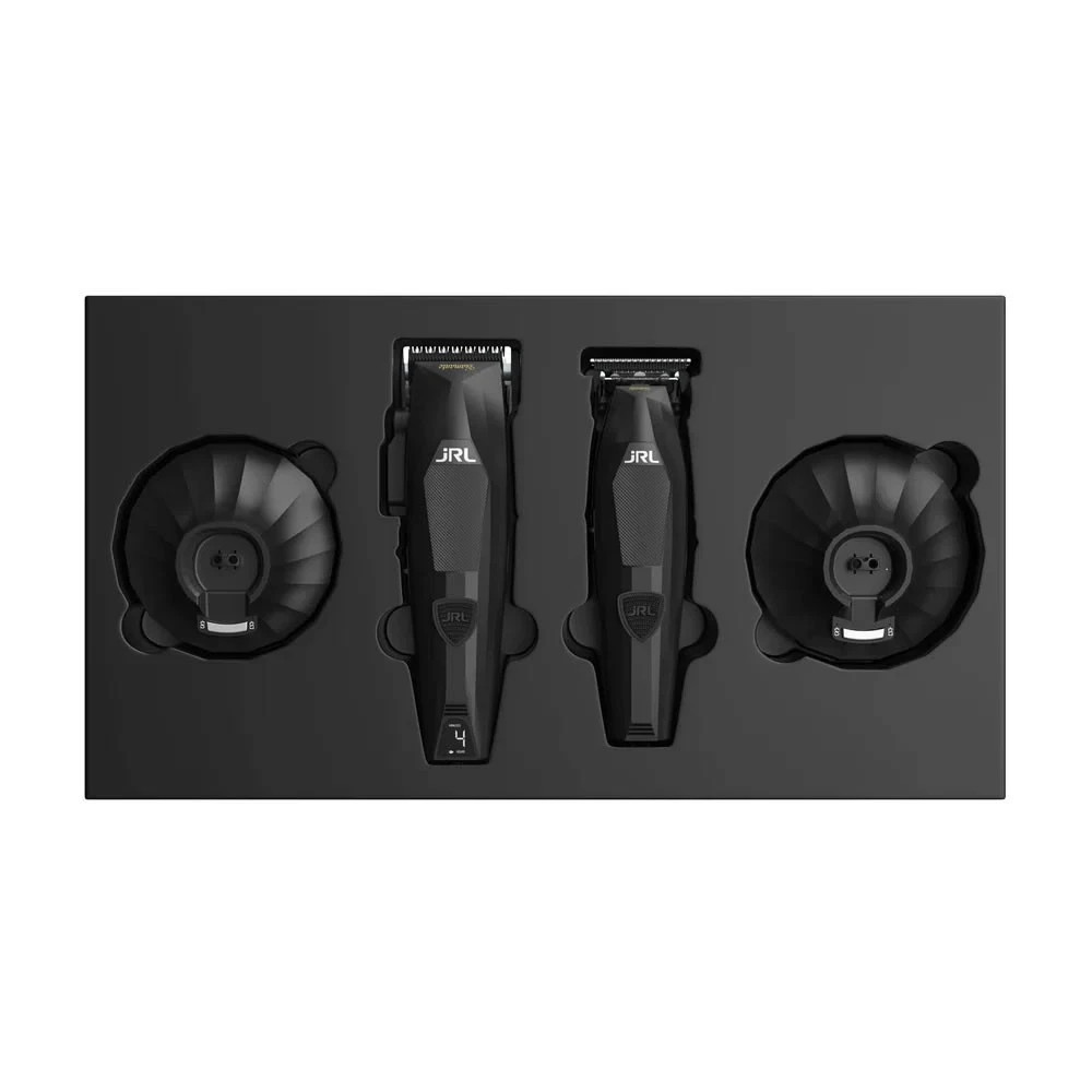 JRL Diamante Collection Professional Clipper + Trimmer Combo Set Black NEW