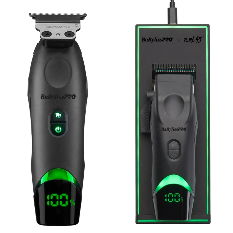 BaBylissPRO x Tomb45 Wireless-Charging Trimmer | FXT45T + Pad