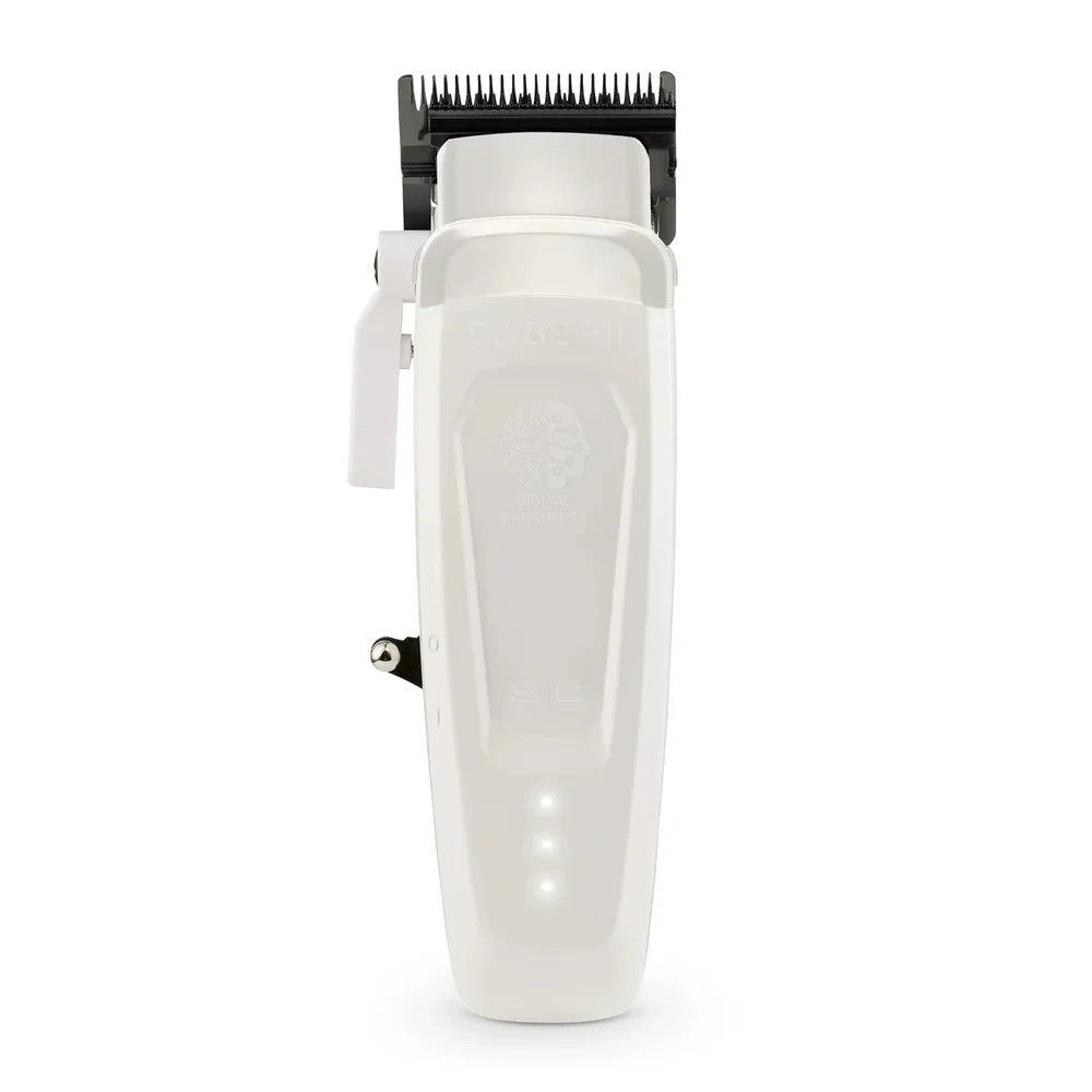 StyleCraft Saber II Clipper & Trimmer White Ghost Limited Edition Combo – NEW