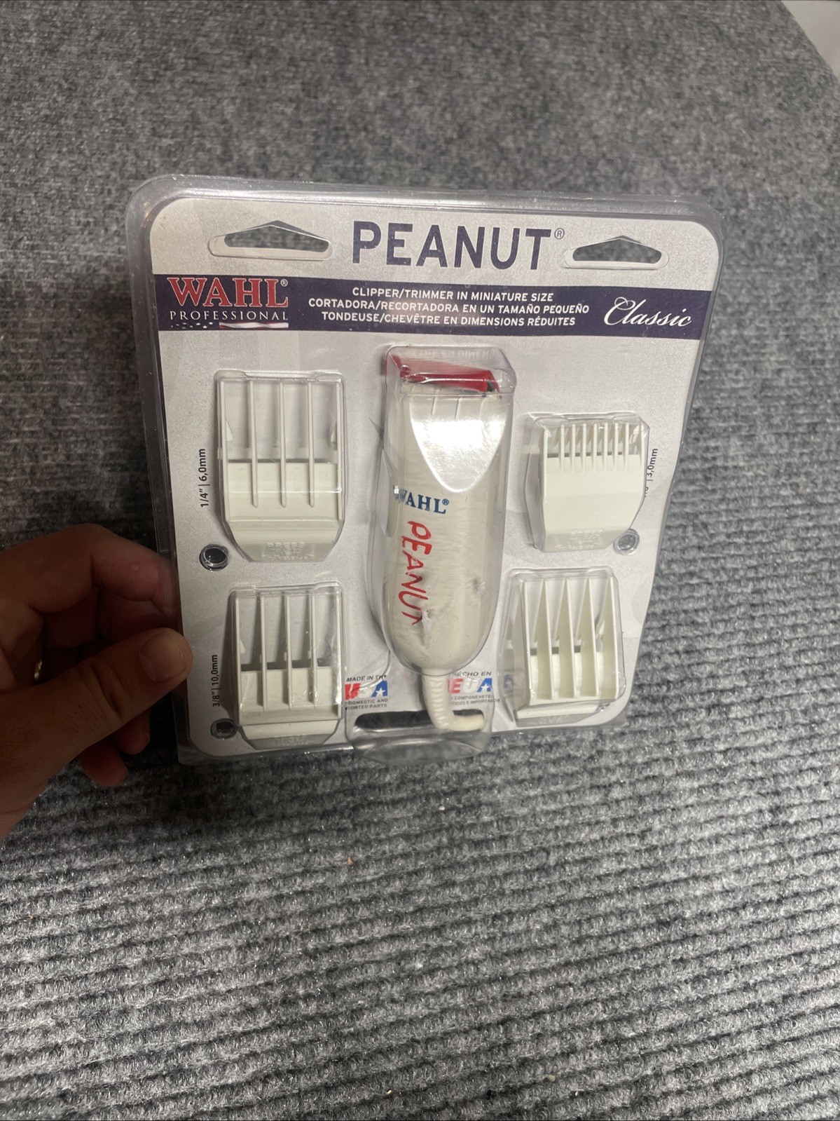 Wahl Professional Classic Peanut Clipper/Trimmer – White Open Box