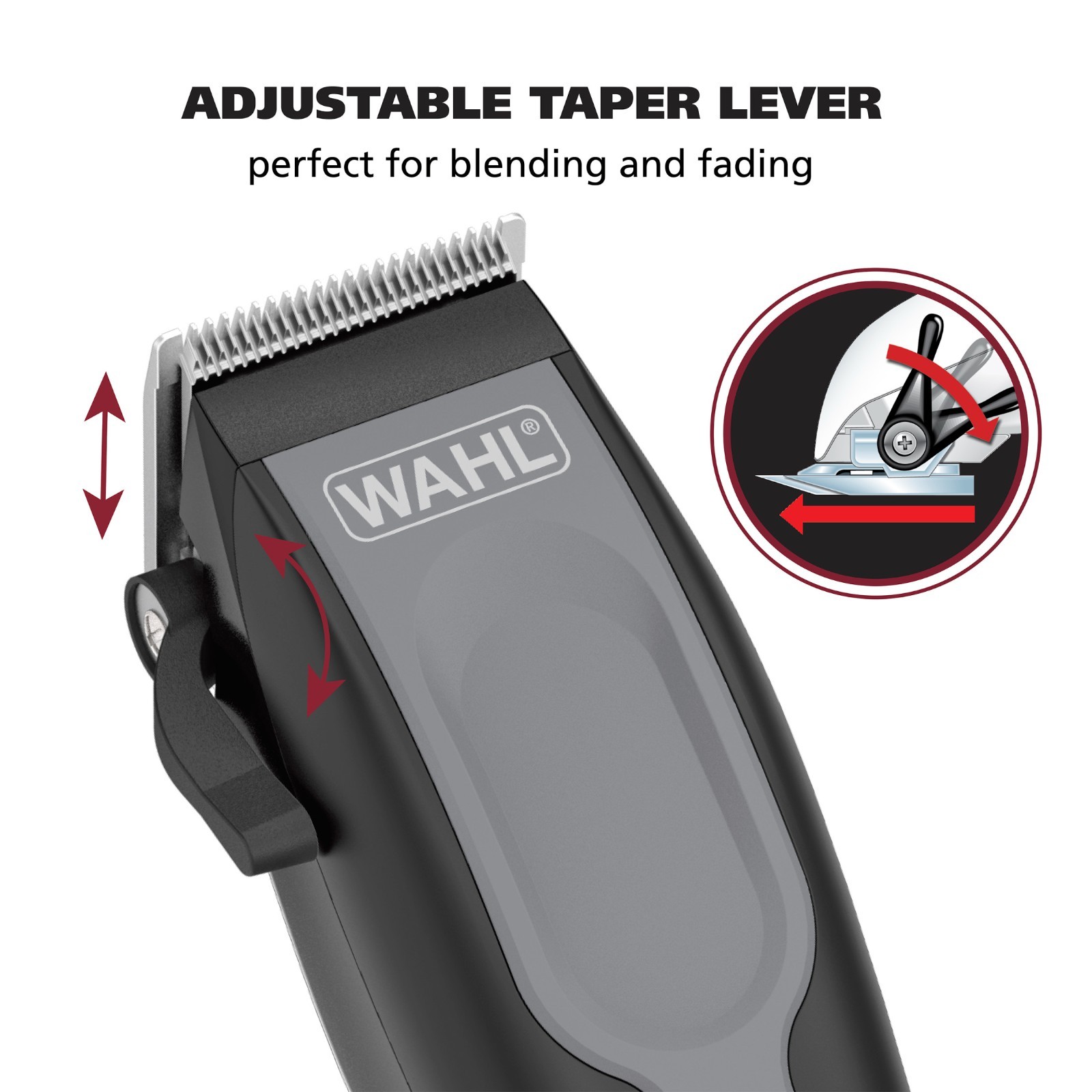Wahl Sure Cut Corded Hair Clipper Kit 79449-1001 for Men & Women