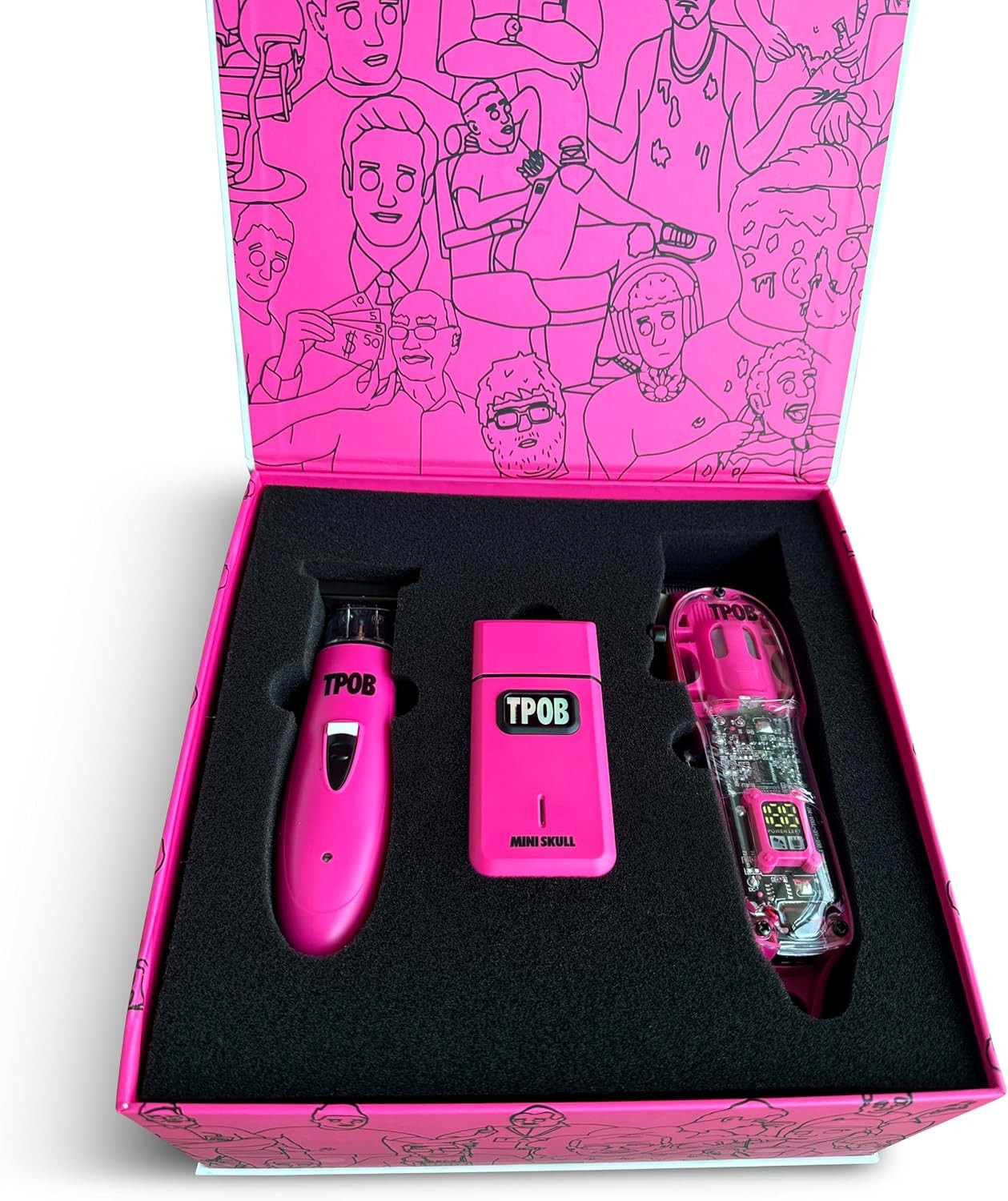 Slime 2 Barber Hair Clippers Trimmer Shaver Set for Men with Matte Case and X Fa