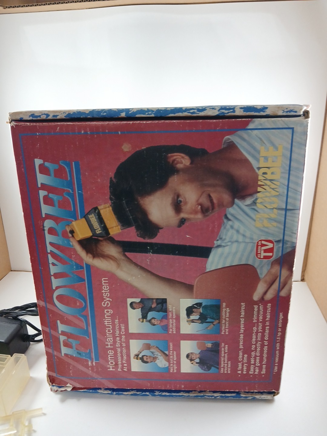 Flowbee Home Haircutting System W/ Box, VHS, And Accessories Tested