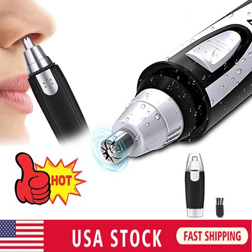 Electric Nose Ear Hair Trimmer Face Eyebrow Mustache Beard Shaver Clipper Unisex