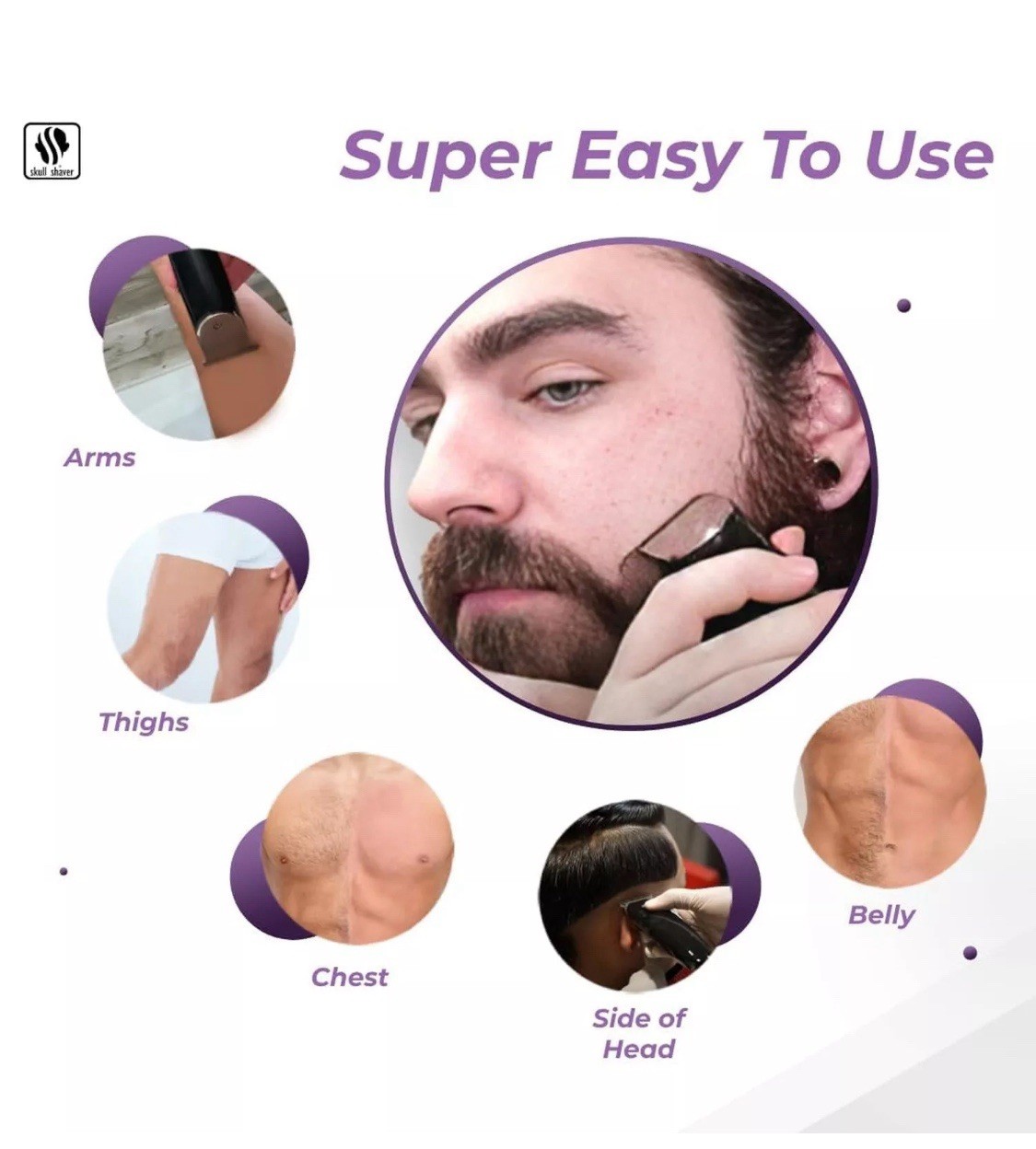Skull Shaver Baby Beast Trimmer: Ultimate Cordless Hair & Beard Trimmer with …