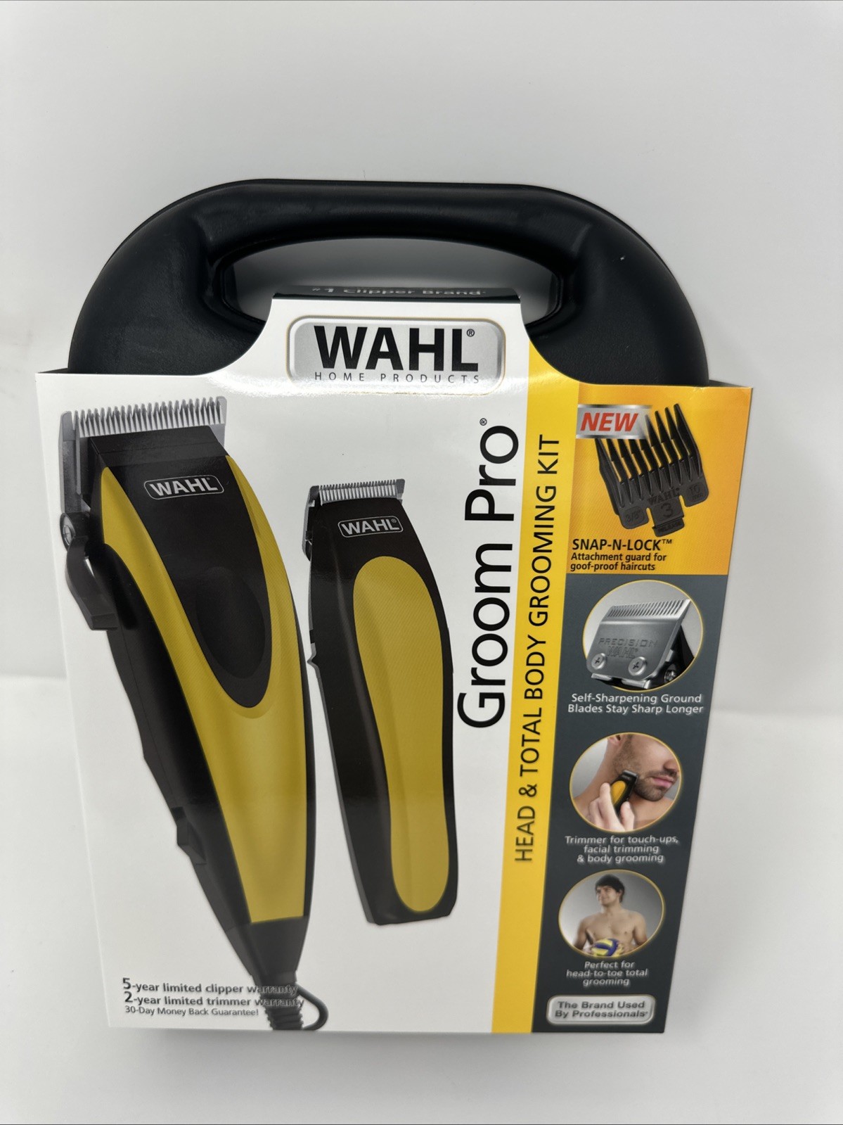WAHL Groom Pro HEAD & TOTAL BODY GROOMING KIT Hair Clipper Trimmer HAIRCUTING