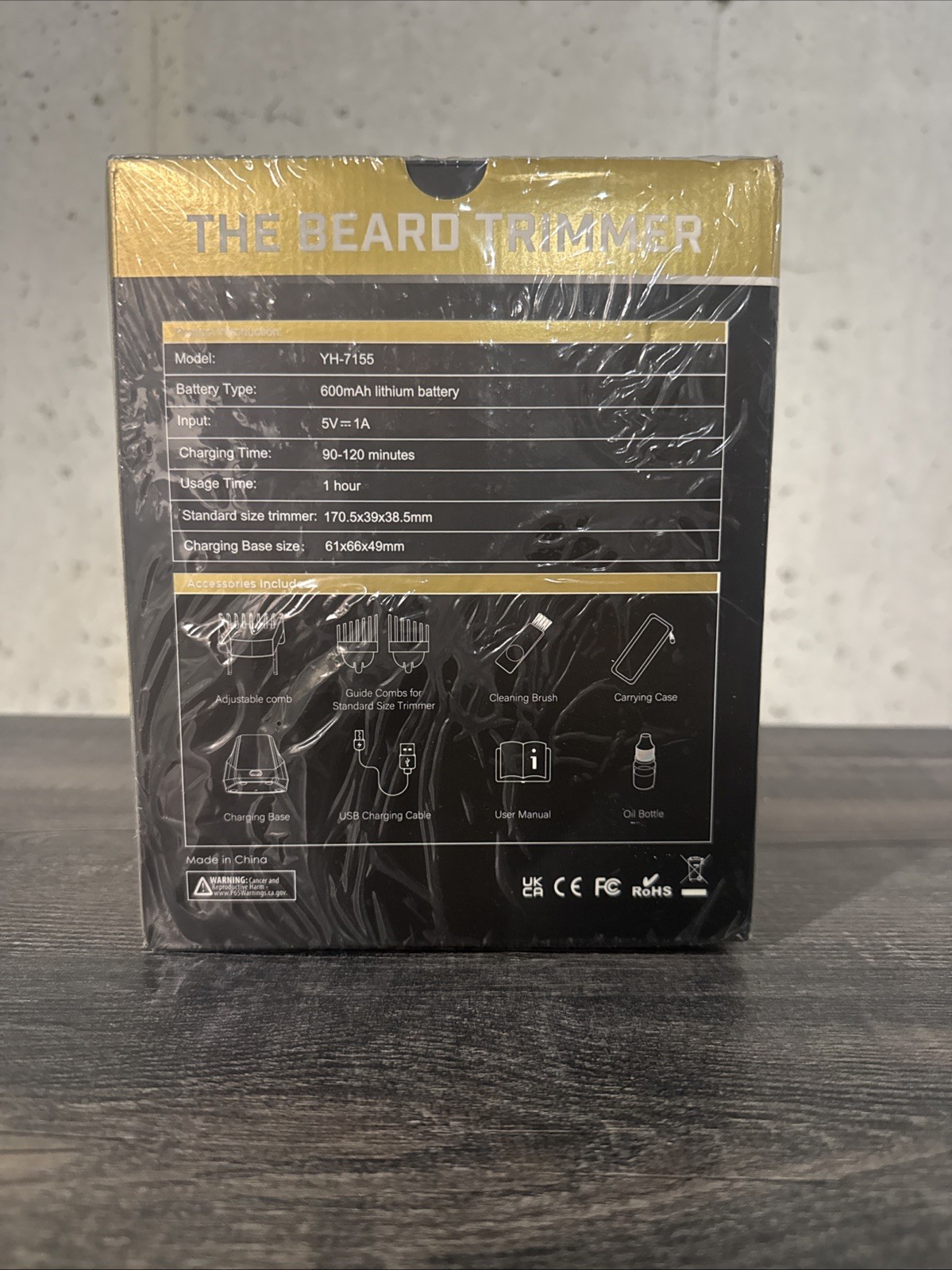OLOV [YH-7155] THE BEARD TRIMMER WATERPROOF 20 ADJUSTABLE LENGTHS [0.5MM-10MM]