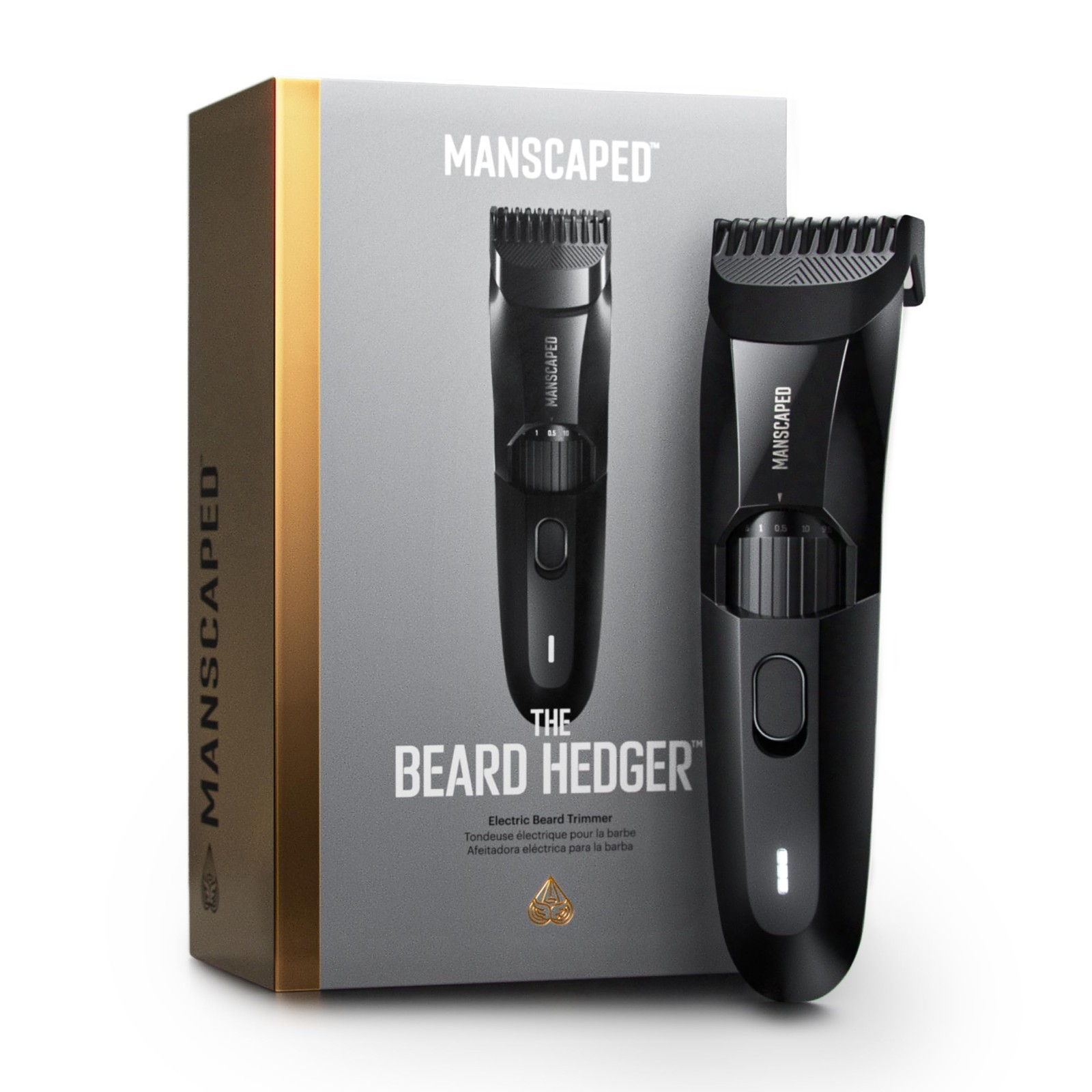 Premium Beard Trimmer for Men, 20 Length Adjustable, Stainless Steel T-Blade, Co