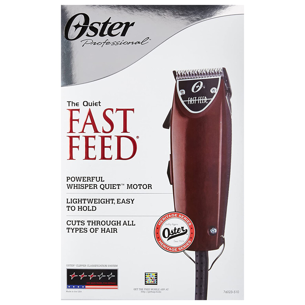 Oster 76023-510 Fast Feed Adjustable Pivot Motor Clipper Trimmer 120V
