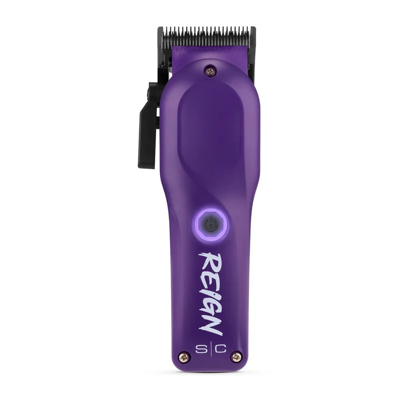 StyleCraft Reign EON Digital Brushless Motor Cordless Clipper – Purple (SC620P)